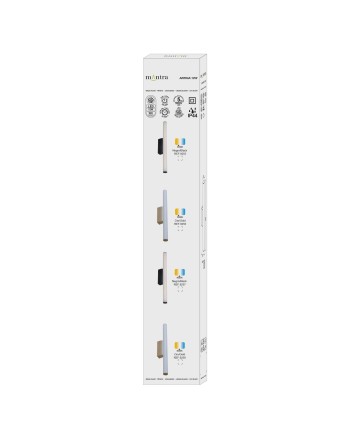ANTIGA * APLIQUE LED IP44 4000K 12W NEGRO